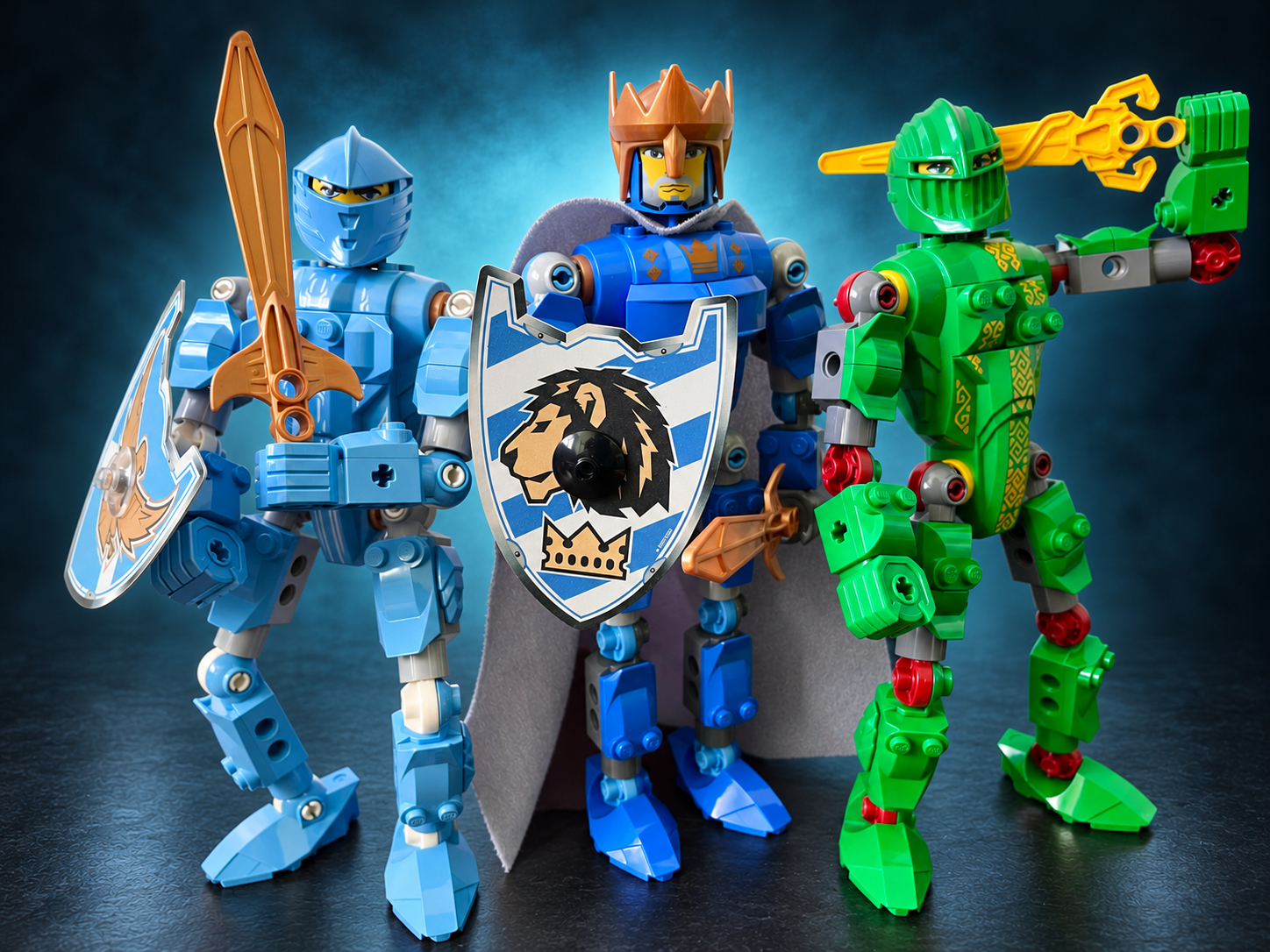 Три фигуры LEGO Knights’ Kingdom